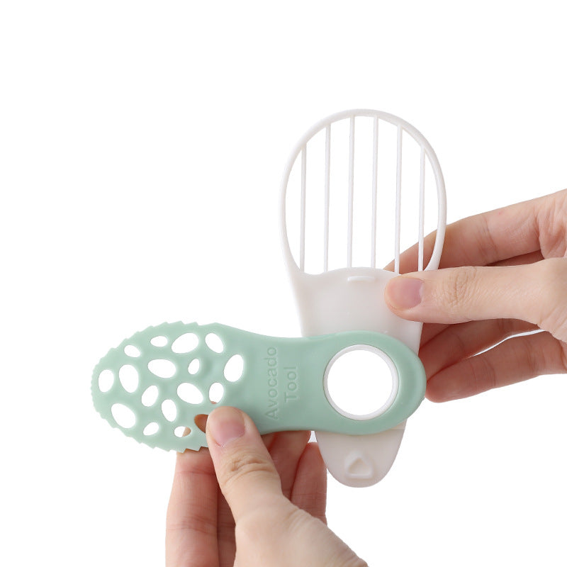 Avocado Corer Butter Fruit Peeler Cutter Pulp Separator Plastic Knife