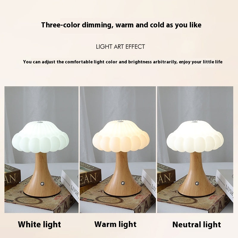 Mushroom Lamp Bar Cafe Decoration Charging Touch Small Night Lamp