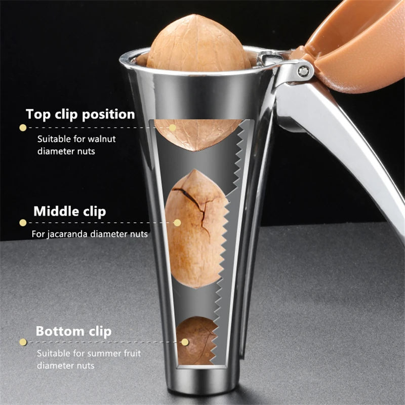 Zinc Alloy Pecan Nut Cracker Walnut Nutcracker Pine