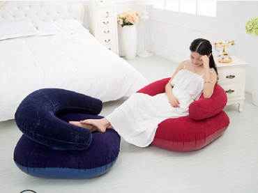 Lazy inflatable sofa flocking sofa