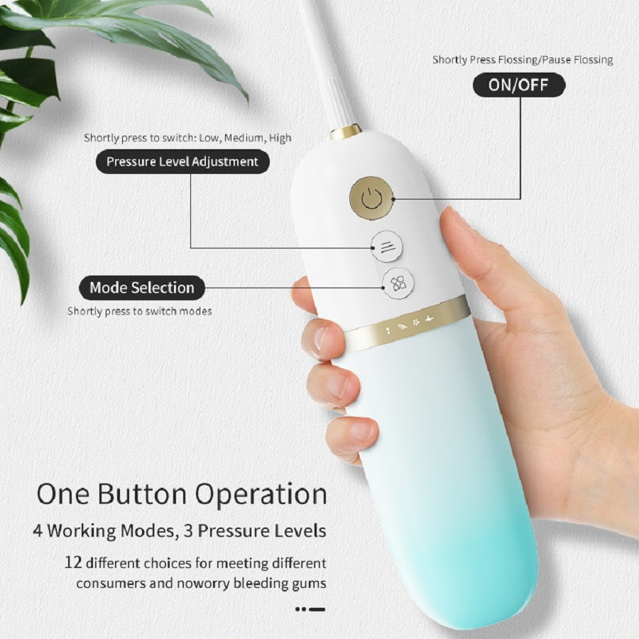 200ml Portable Flosser IPX7 Waterproof Electric Flosser