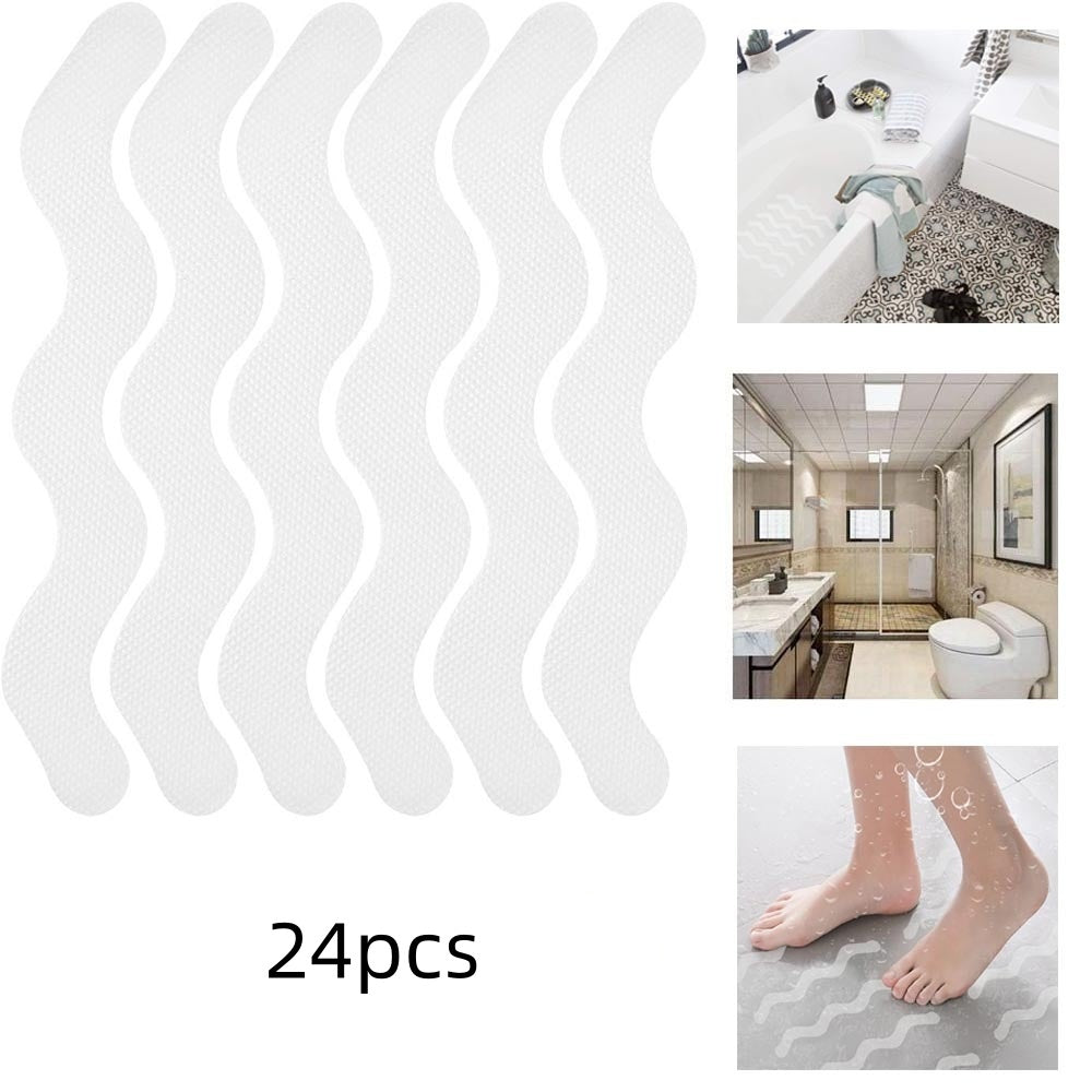 S-type Bathroom Anti-slip Sticker Transparent Bathtub Stair