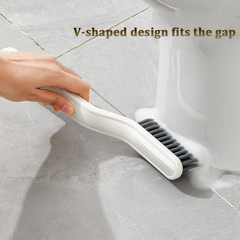 2-in-1 Multipurpose Bathroom Tile Floor Gap Cleaning Brush