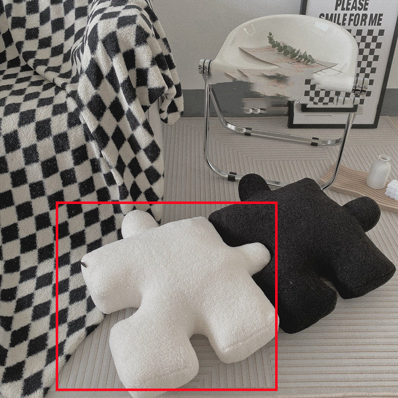 Fashion Stuffed Creative Puzzle Shaped Pillow