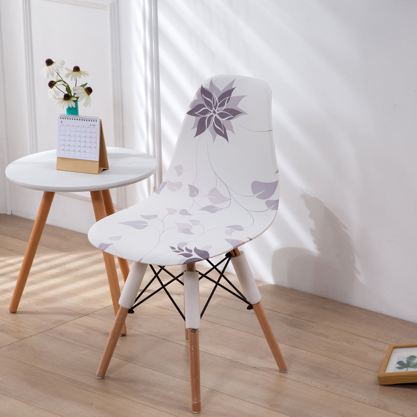 Minimalist Modern Printed Dining Chair Covers