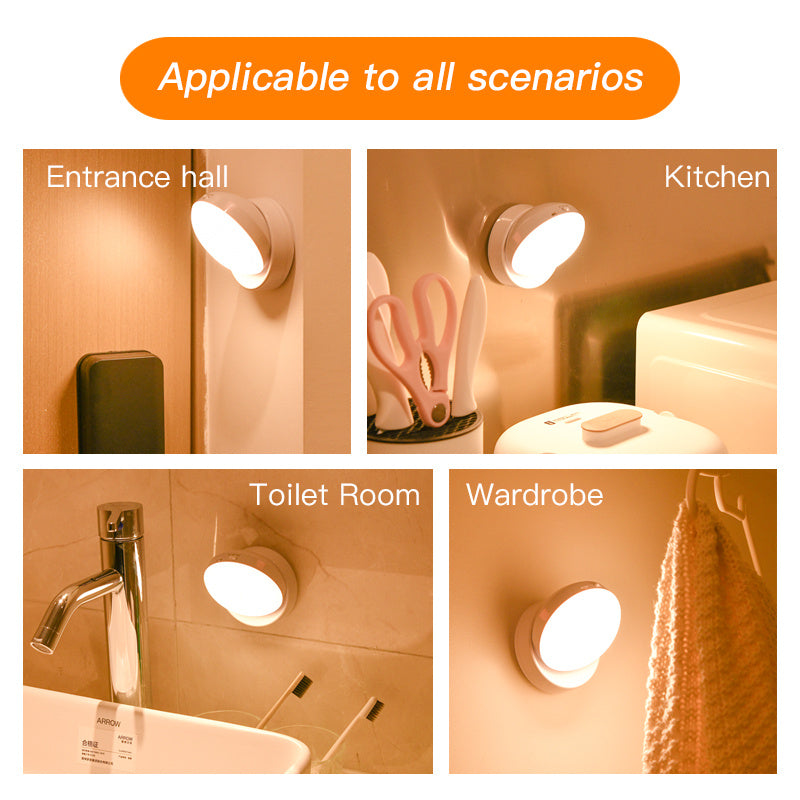 Rotating Human Body Sensor Light Corridor Garage Light