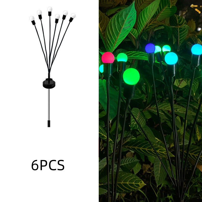 Simulation Firefly Solar Light Outdoor Garden Decoration Lawn Landscape Lamp