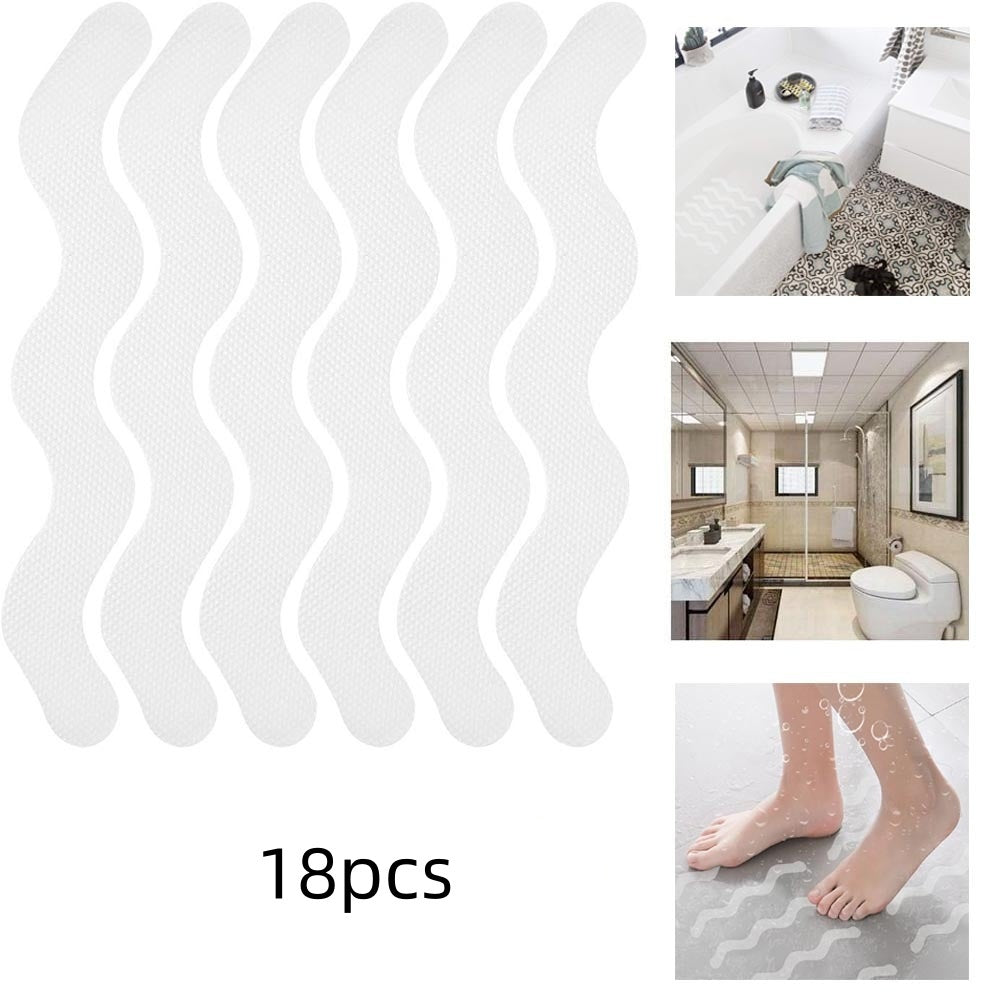 S-type Bathroom Anti-slip Sticker Transparent Bathtub Stair
