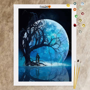 Painting Night Home Decoration DIY Digital Oil Painting