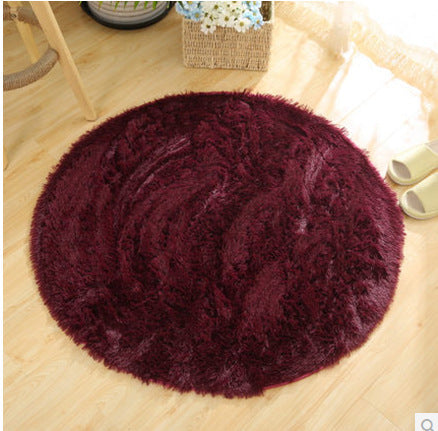 Fluffy Round Rug Carpets For Living Room Decor Faux Fur Carpet