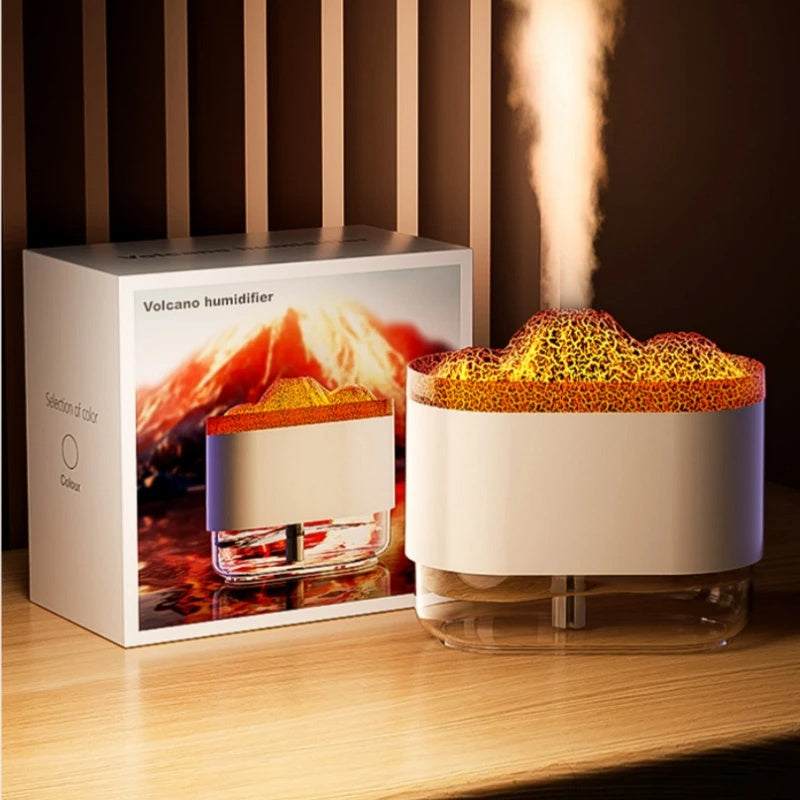 USB Volcano Air Humidifier 300ML Ultrasonic Mist Maker