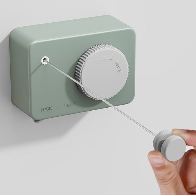 Invisible Retractable Clothesline Indoor Punch-free Bathroom