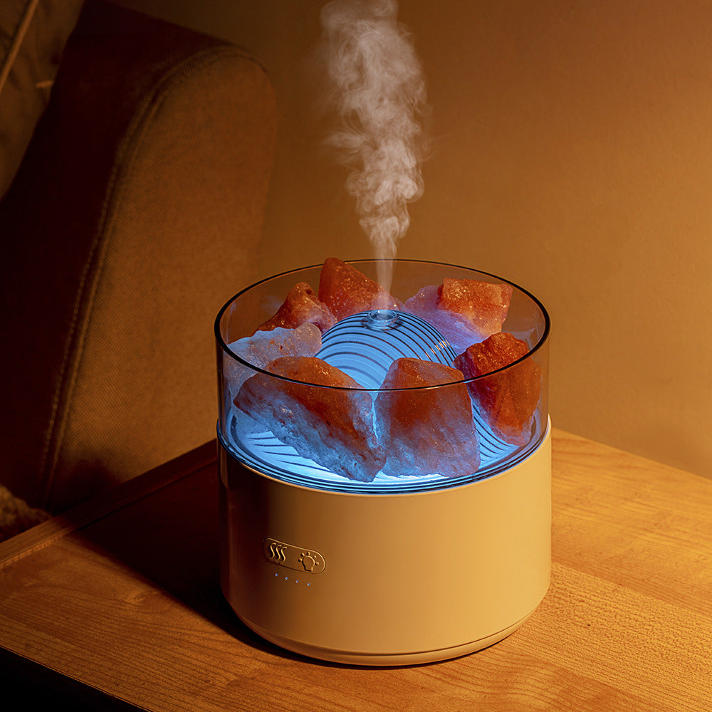 Cool-Mist Impeller Air Humidifier Crystal Salt Aroma Diffuser