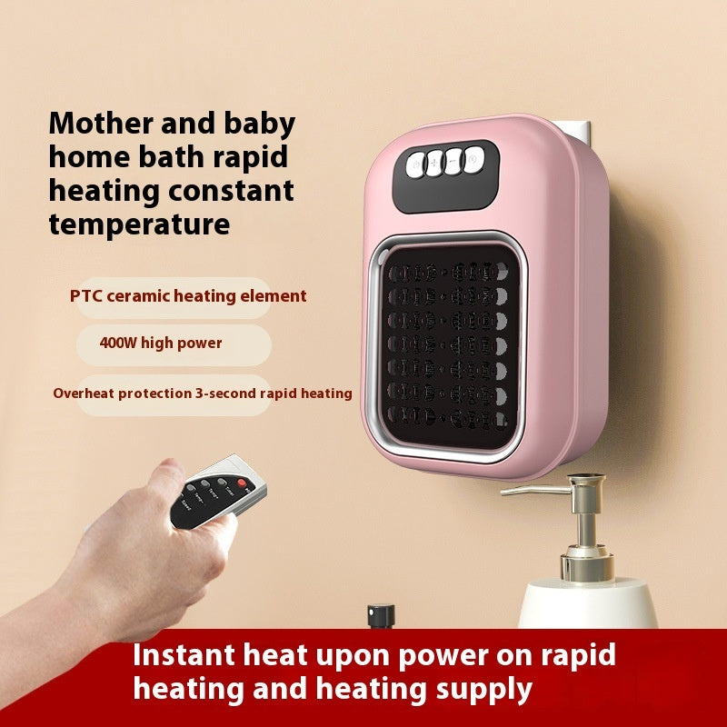 Wall Mounted Portable Small Electric Heater With Remote Control