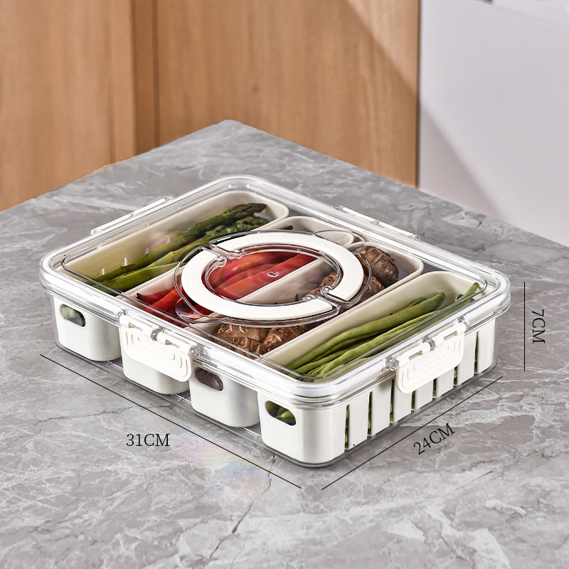 Kitchen Gadget Compartments Divided Serving Tray