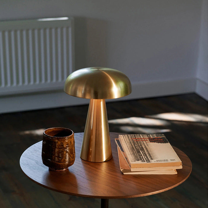 Mushroom Lamp LED Table Lamps Touch Dimming Rechargeable