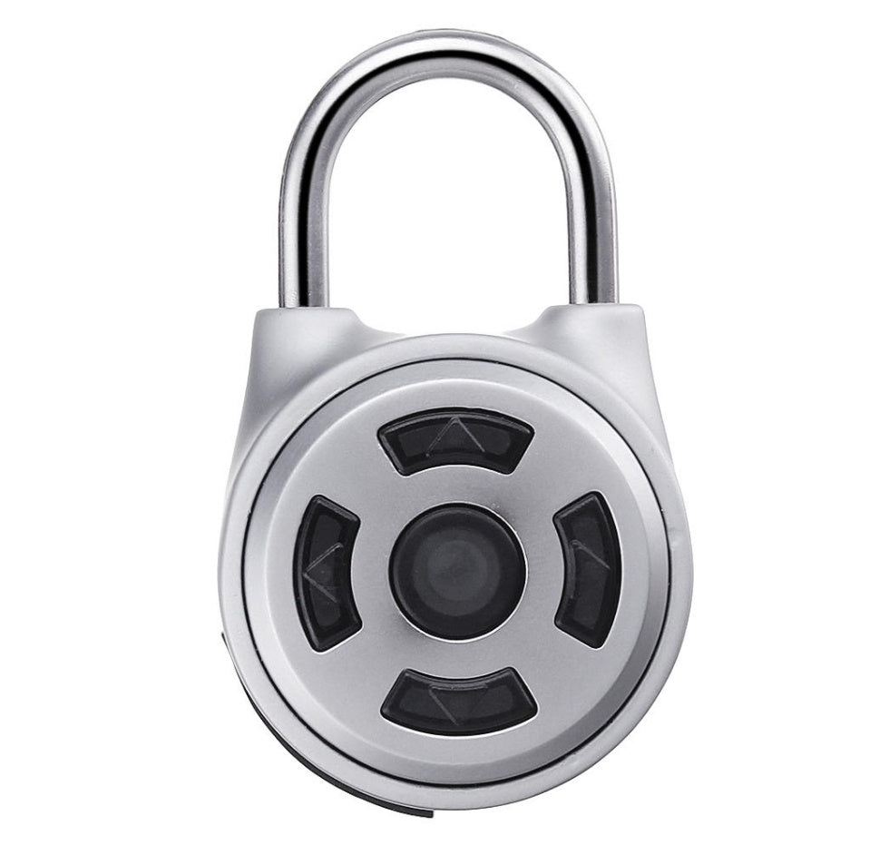 Smart padlock direction button electronic lock
