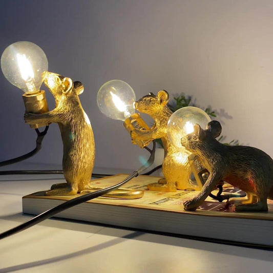 Creative Nordic Resin Mouse Table Lamp