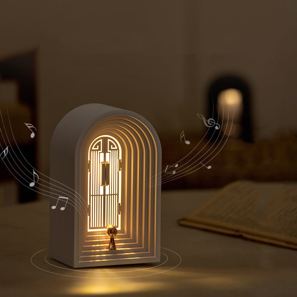 Nordic Table Lamp LED Creative Bedside Decoration Bluetooth Speaker