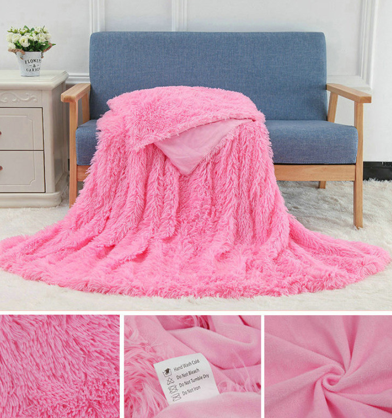 Plush Blanket Double-layer Blanket Multifunctional