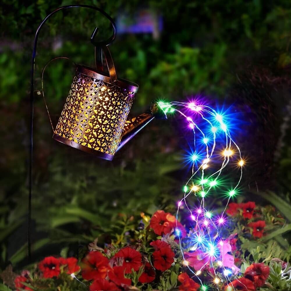 Watering Can Lights Copper Solar Garden Lights