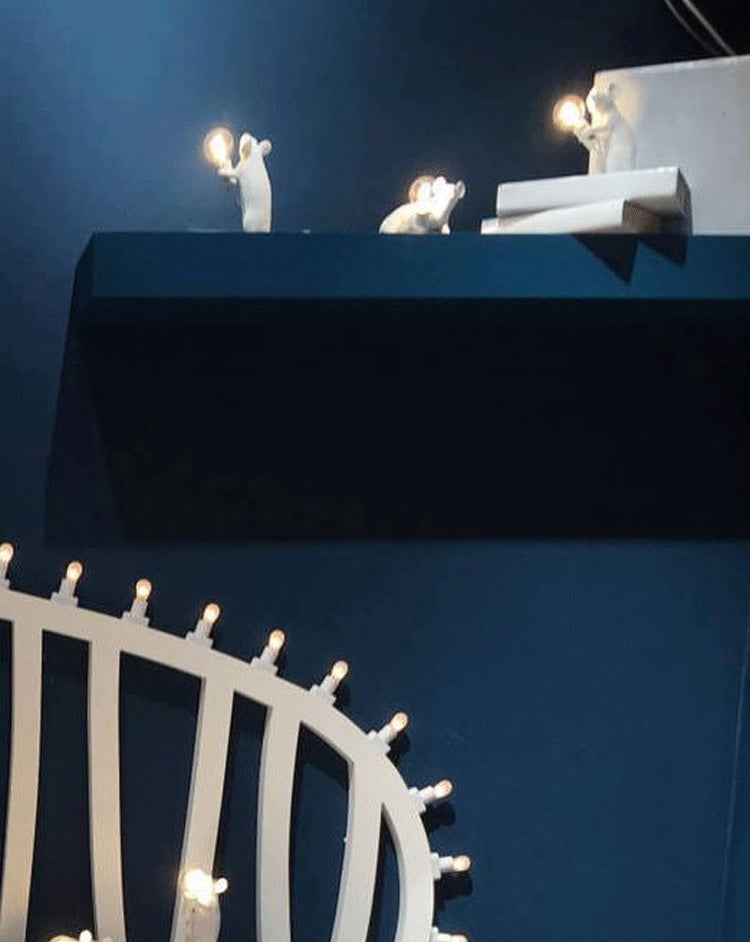 Creative Nordic Resin Mouse Table Lamp