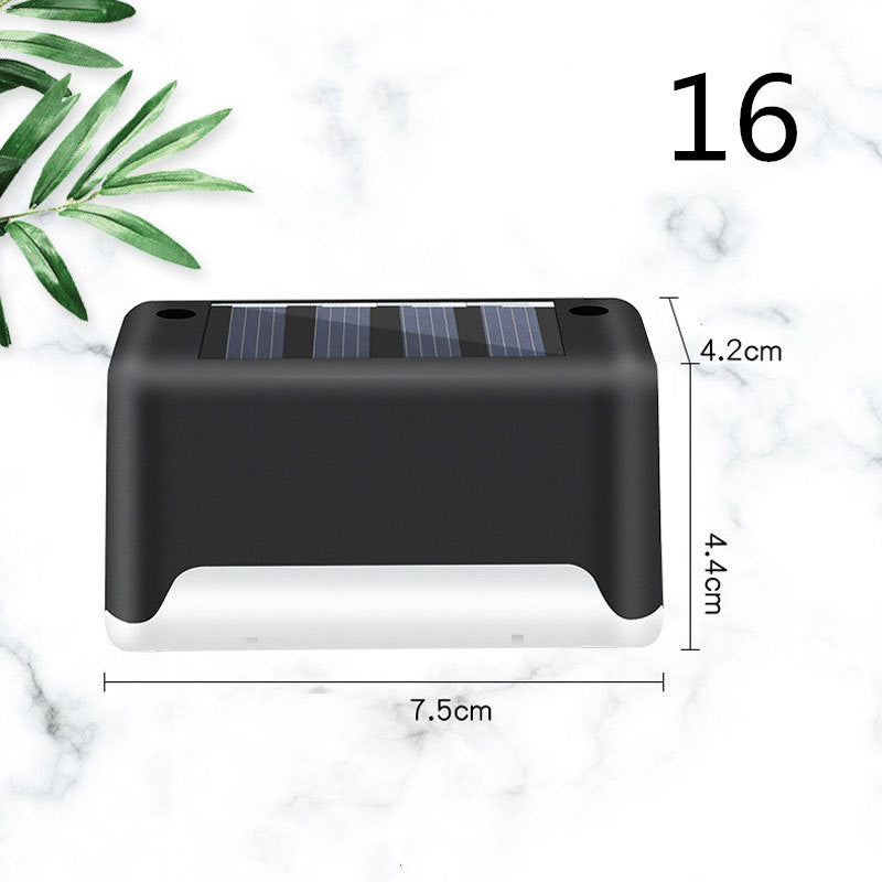 New Upgrade Waterproof LED Solar Fence Lamp Solar