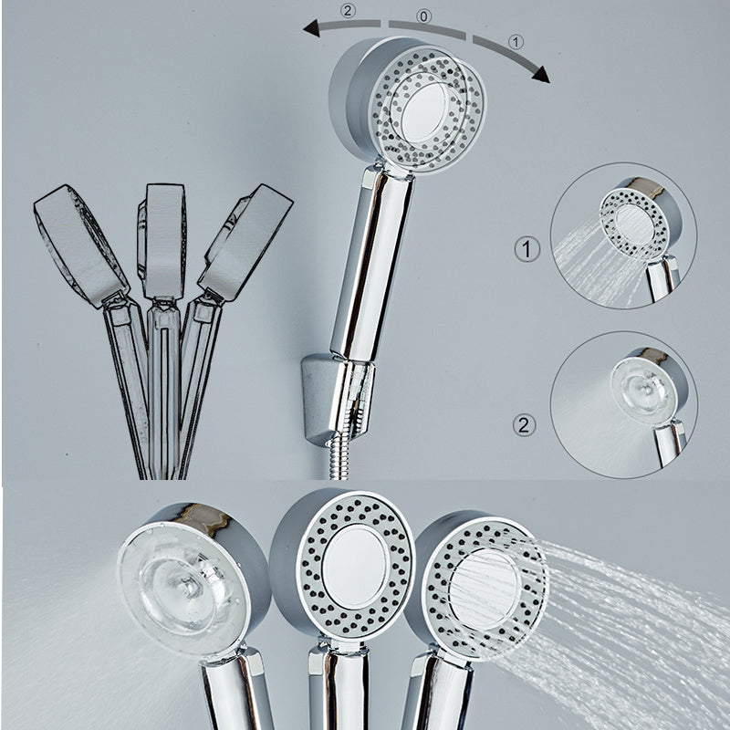 Double-sided spray pressurized removable shower