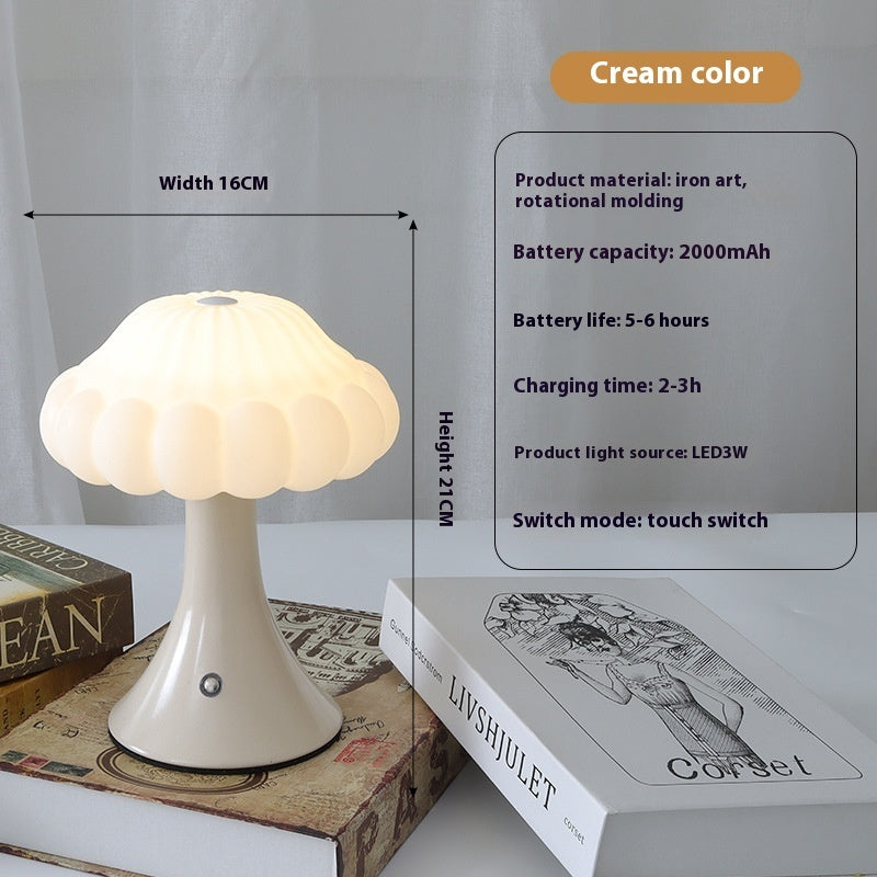 Mushroom Lamp Bar Cafe Decoration Charging Touch Small Night Lamp