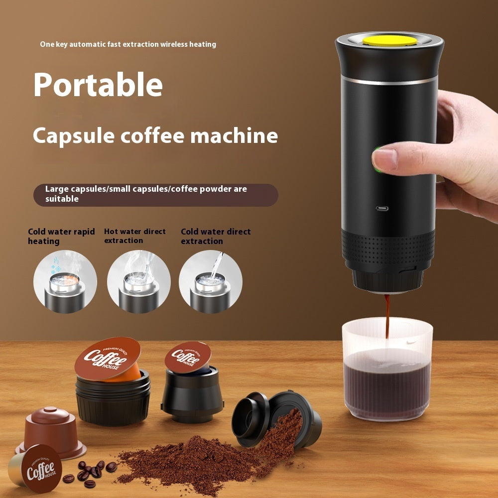 Electric Grinder Coffee Travel Handy 3 In1 Espresso