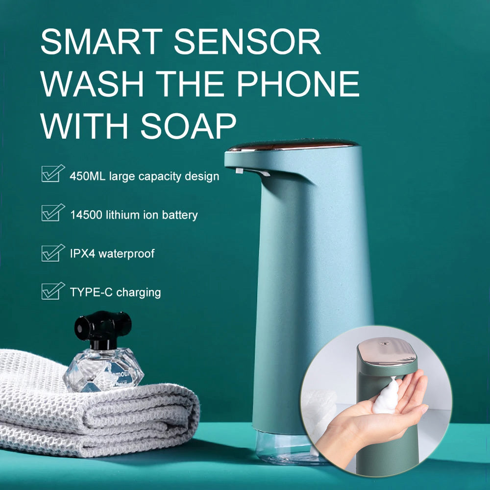 Automatic Foam Soap Dispensers Bathroom Hand Sanitizer Sensor