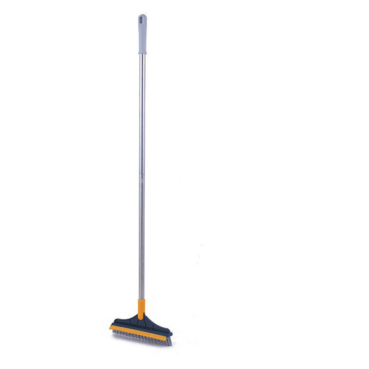 Floor Gap Cleaning Bristles Brush V-broom Rubber Wiper