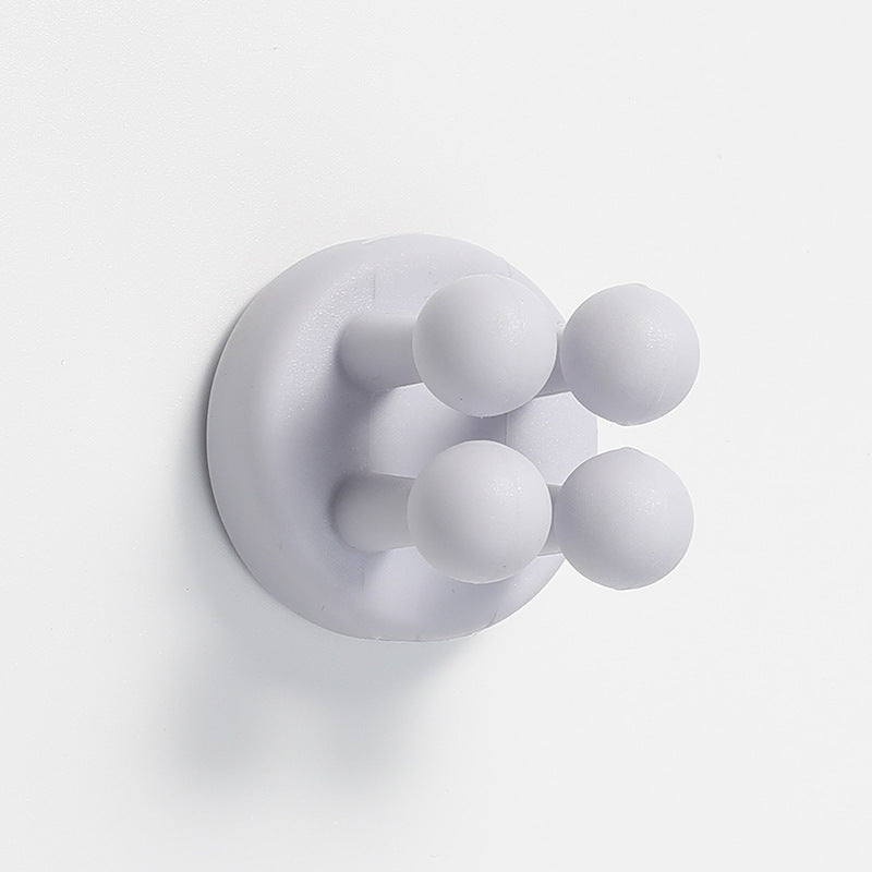 Silicone Toothbrush Holders Multi-Function Waterproof Self-Adhesive Wall Hooks