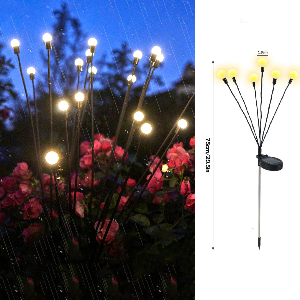 Simulation Firefly Solar Light Outdoor Garden Decoration Lawn Landscape Lamp