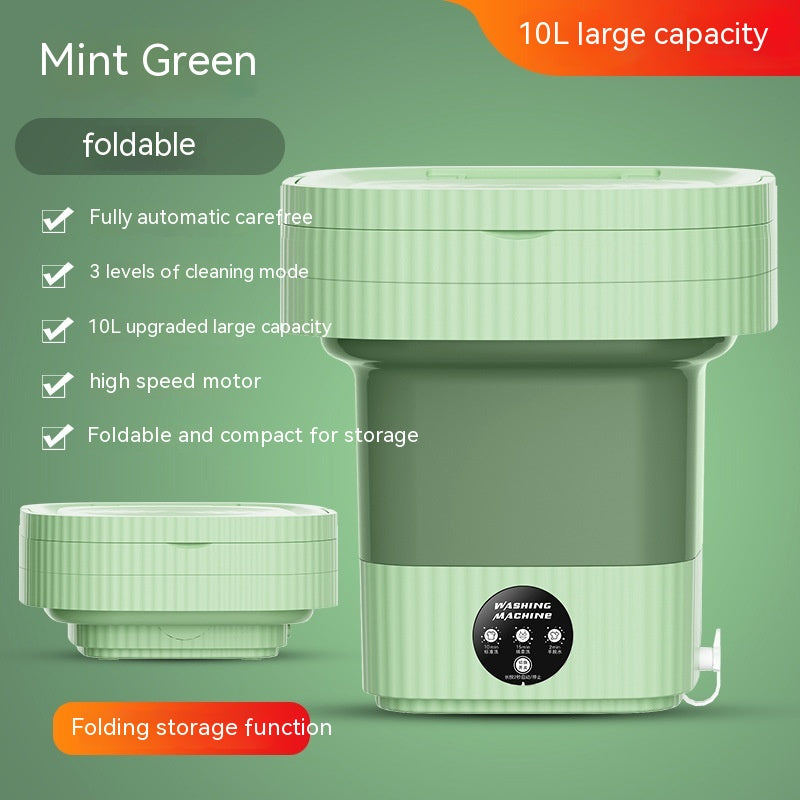 Plastic Folding Washing Machine Automatic Washing Underwear