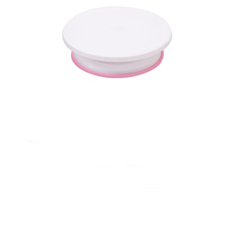 Rotating Plastic Cake Turntable Cream Laminating Table