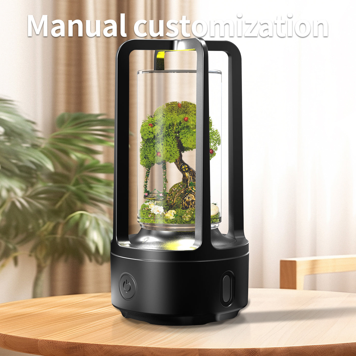 2 In 1 DIY Audio Crystal Light And Bluetooth-compatible Night Light
