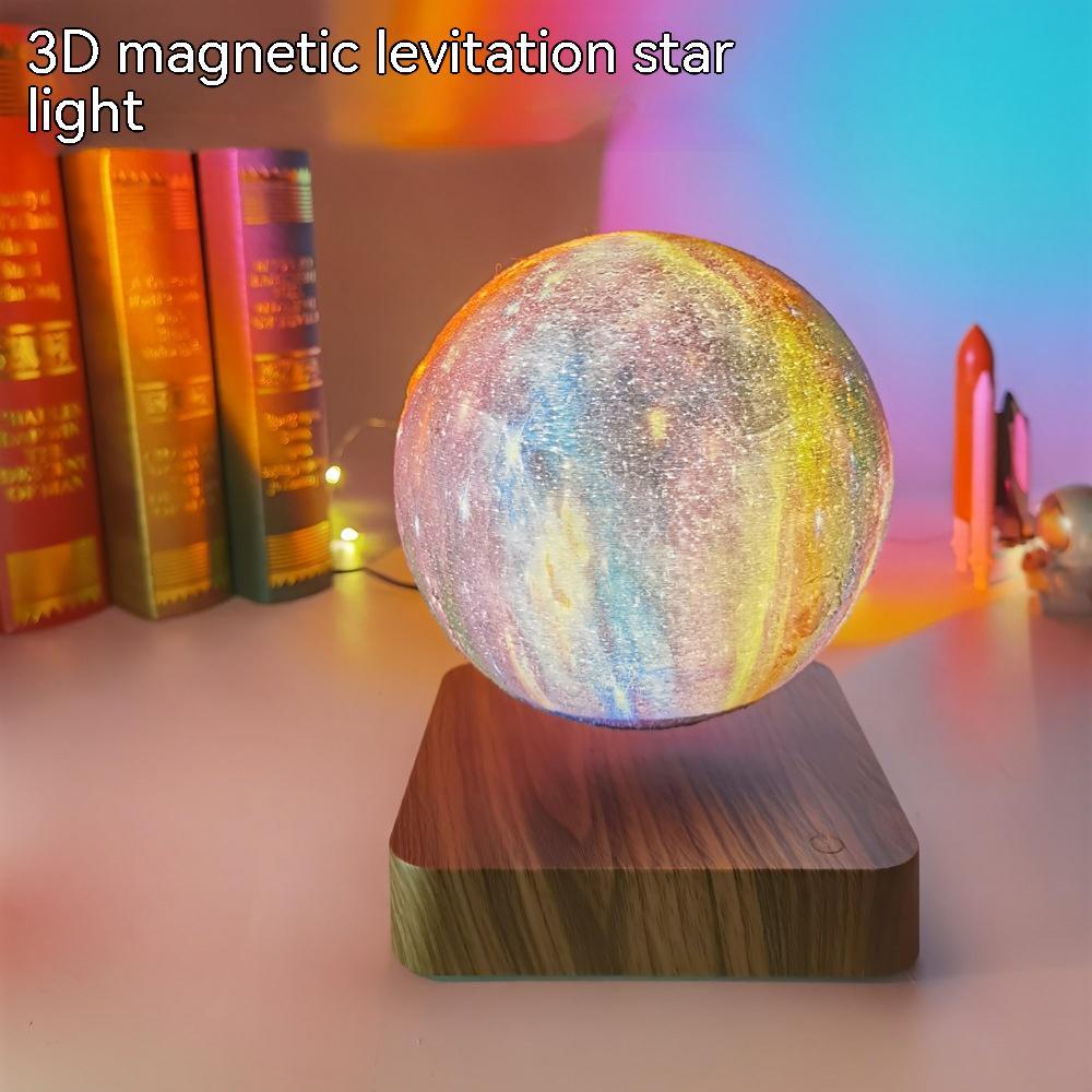 Magnetic Suspension Galaxy Star Light Black Technology 3D Printing