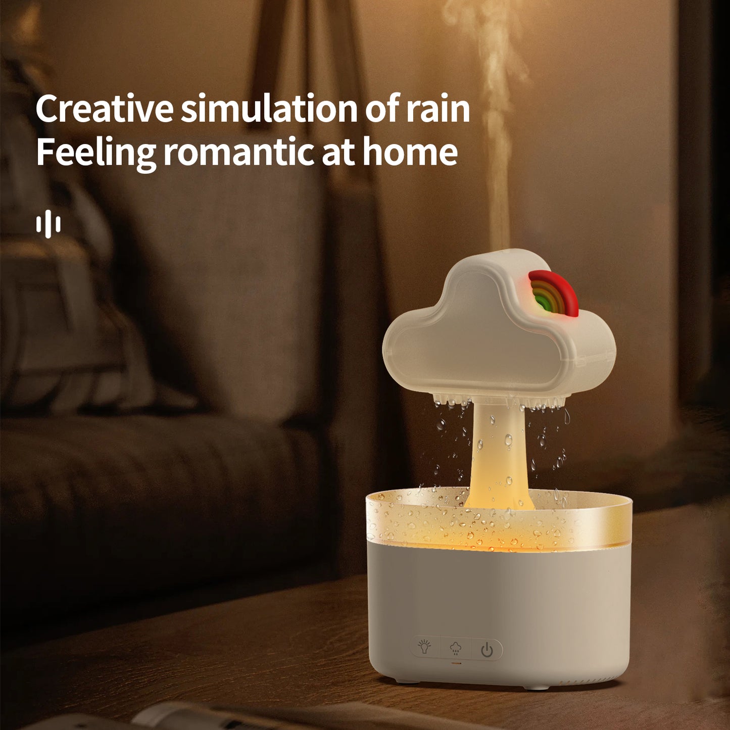 Rainbow After Rain Humidifier Snuggling 500ML Cloud Humidifier