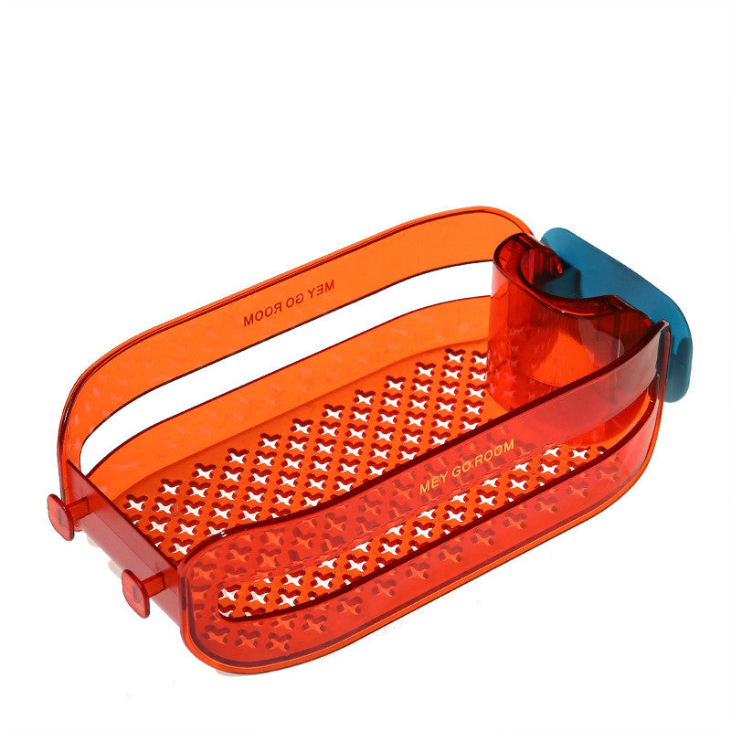 Installation-free Faucet Snap-on Sink Rack Bathroom