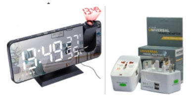 Multifunctional Radio Projection Alarm Clock