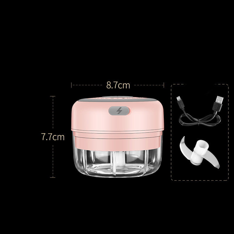 Wireless Mini Baby Food Supplement Electric Garlic Pressing