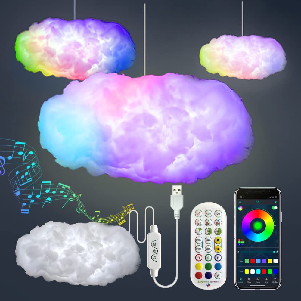 USB Cloud Light APP Control Music Synchronizatio Light