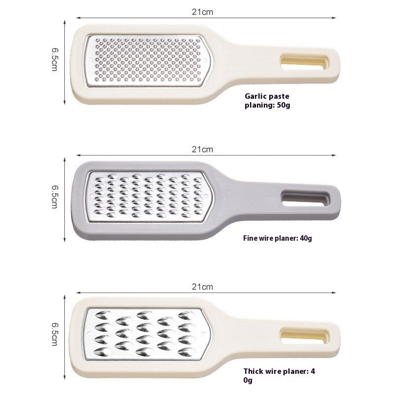 3 In 1 Cheese Grater Portable Handheld Stainless Steel