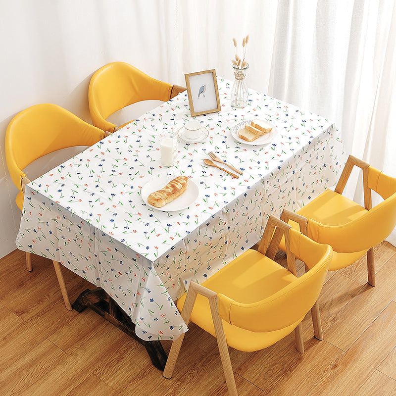 Pastoral waterproof and oil-proof table cloth disposable tablecloth