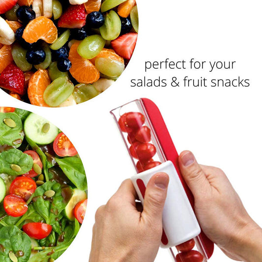 Tomato Chip Slicer Vegetable Fruit Zip Slicer Knife Cutter