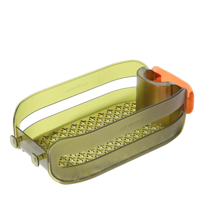 Installation-free Faucet Snap-on Sink Rack Bathroom