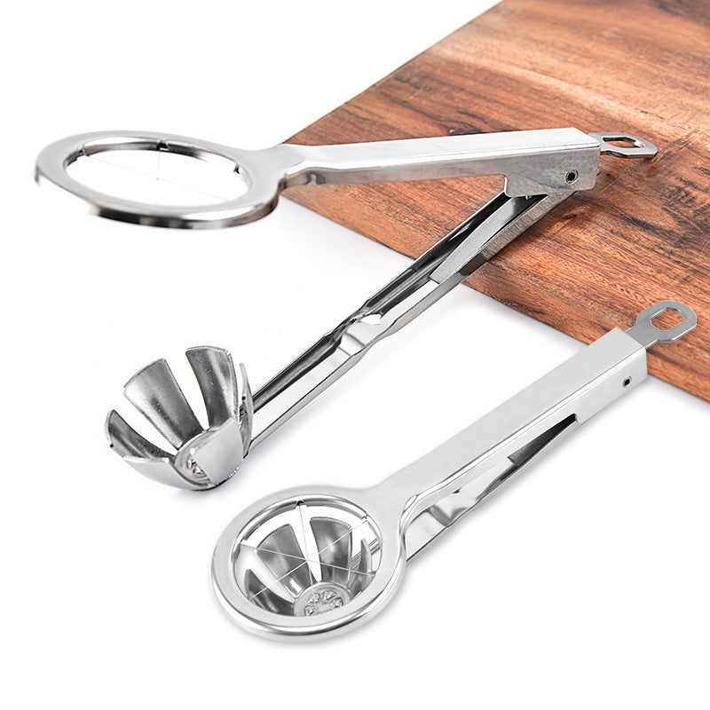 Stainless Steel Egg Cutter Hexagonal Cutting Splitter