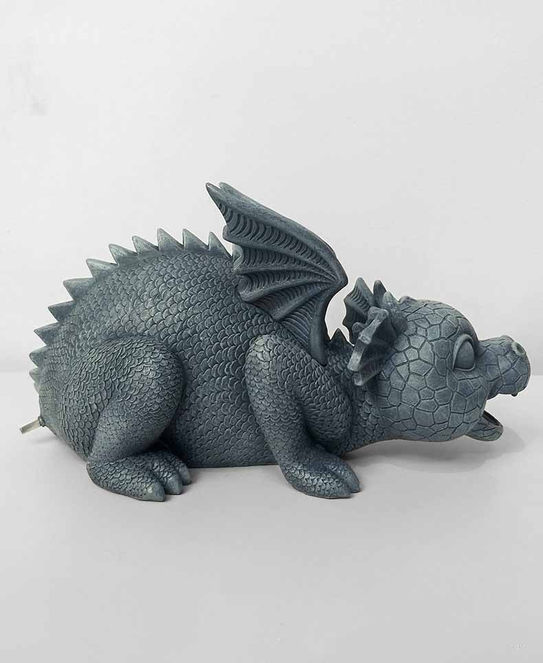 Creative Dinosaur Statue Cute Resin Crafts Fountain Ornament