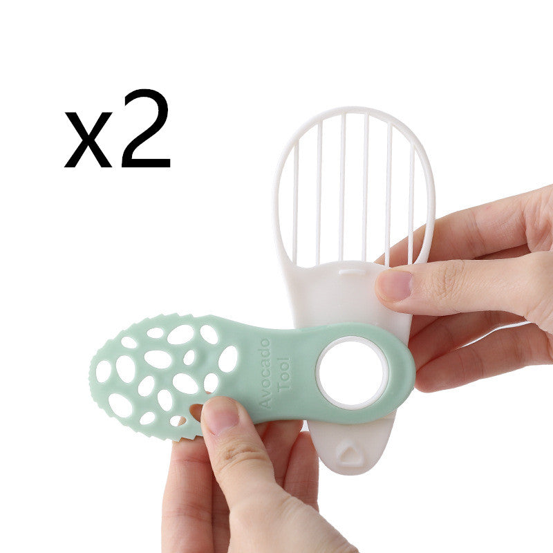 Avocado Corer Butter Fruit Peeler Cutter Pulp Separator Plastic Knife